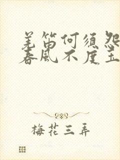 羌笛何须怨杨柳春风不度玉门关什么意思