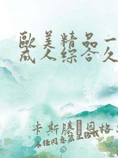 欧美精品一国产成人综合久久