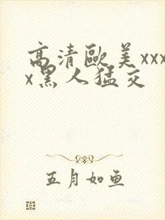 高清欧美xxxx黑人猛交