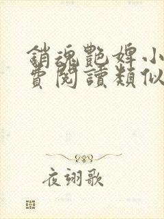 销魂艳婢小说免费阅读类似