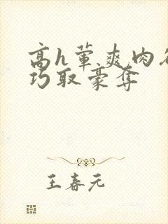 高h荤爽肉欲文巧取豪夺