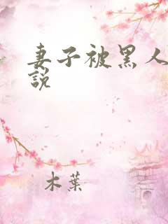 妻子被黑人奸小说