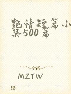 艳情短篇小说合集500篇