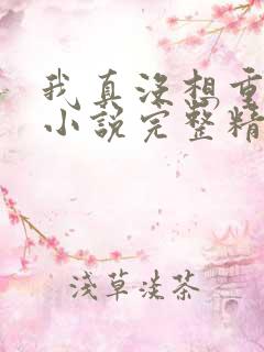 我真没想重生啊小说完整精校版