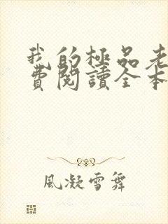 我的极品老婆免费阅读全本