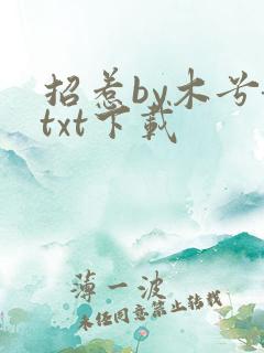 招惹by木兮娘txt下载