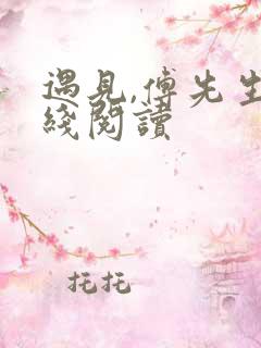 遇见,傅先生在线阅读