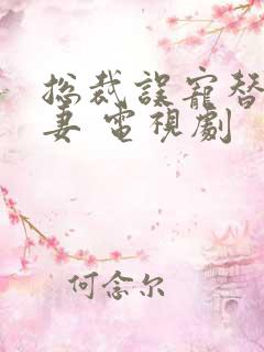 总裁误宠替身甜妻 电视剧