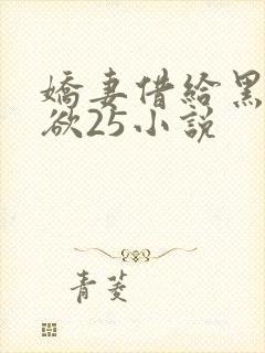 娇妻借给黑人泄欲25小说