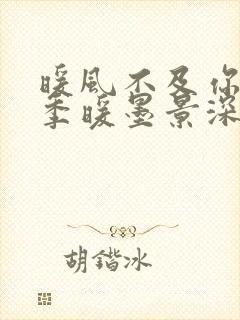 暖风不及你情深季暖墨景深类似的小说