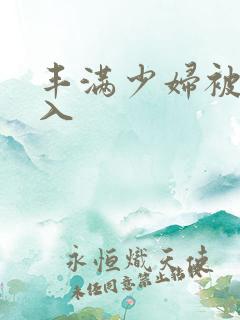 丰满少妇被猛进入