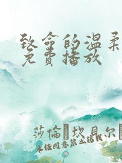 致命的温柔全集免费播放