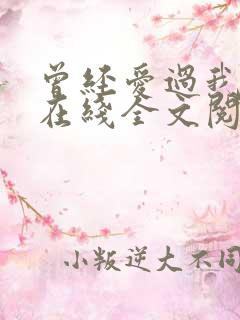 曾经爱过我刘念在线全文阅读