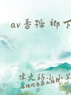 av番号 乡下