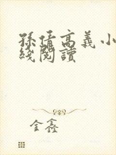 孙倩高义小说在线阅读