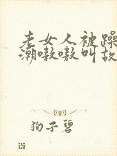 老女人被躁得高潮嗷嗷叫故事