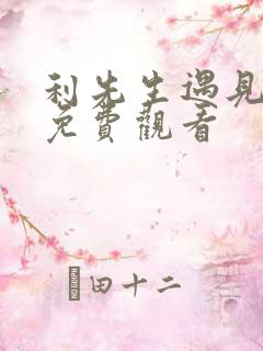 利先生遇见爱情免费观看