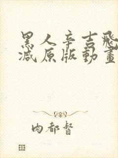 黑人辛吉飞无删减原版动画