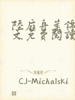 陆庭舟叶锦禾全文免费阅读