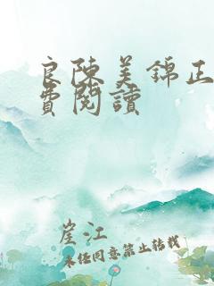 良陈美锦正版免费阅读