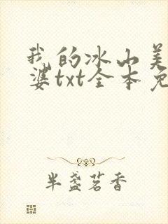 我的冰山美女老婆txt全本免费