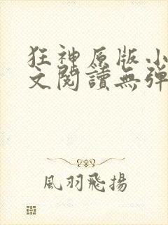 狂神原版小说全文阅读无弹窗