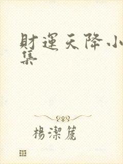 财运天降小说全集