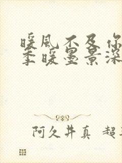 暖风不及你情深季暖墨景深全部