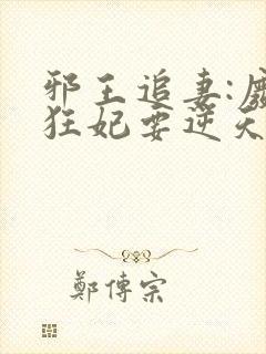 邪王追妻:废材狂妃要逆天