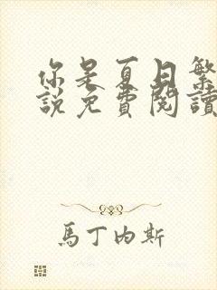 你是夏日繁花小说免费阅读