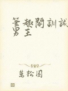 笔趣阁训诫文双男主