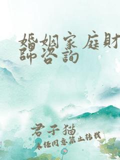 婚姻家庭财产律师咨询