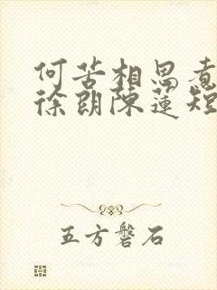 何苦相思煮余年徐朗陈莲短剧