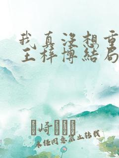 我真没想重生啊王梓博结局
