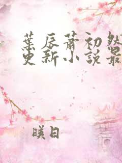 叶辰萧初然最快更新小说最新