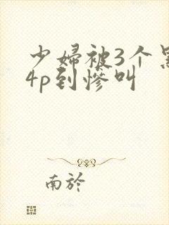 少妇被3个黑人4p到惨叫