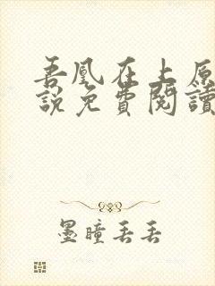 吾凰在上原著小说免费阅读