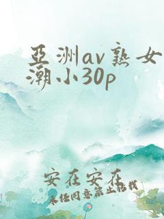 亚洲av熟女高潮小30p