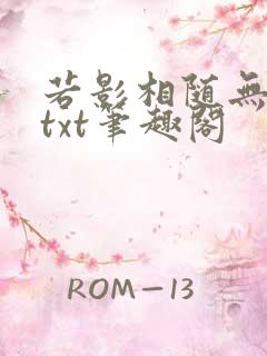 若影相随无删减txt笔趣阁