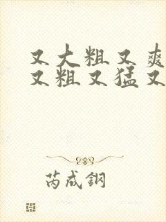 又大粗又爽国产又粗又猛又,爽又黄的视频