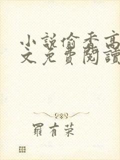 小说偷香高手全文免费阅读