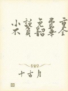 小说免费重生之不负韶华全文阅读