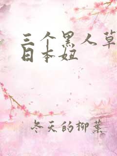 三个黑人草一个日本妞
