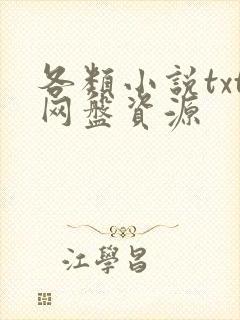 各类小说txt网盘资源