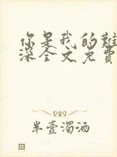 你是我的难得情深全文免费阅读