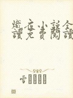 炽夜小说全文阅读免费阅读无弹窗