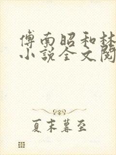 傅南昭和林清的小说全文阅读