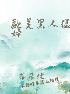 欧美黑人猛操老妇