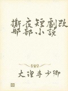 撕夜短剧改编自哪部小说