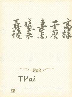 聂曦妻子高秀美后来怎么样了